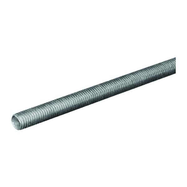 Steelworks SteelWorks 5/16 in. D X 12 in. L Low Carbon Steel Threaded Rod 11012 - main